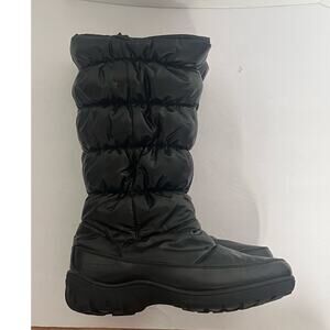 Women's Weatherproof Downie Black Bubble Snow Winter Tall High Boots Size 8.5